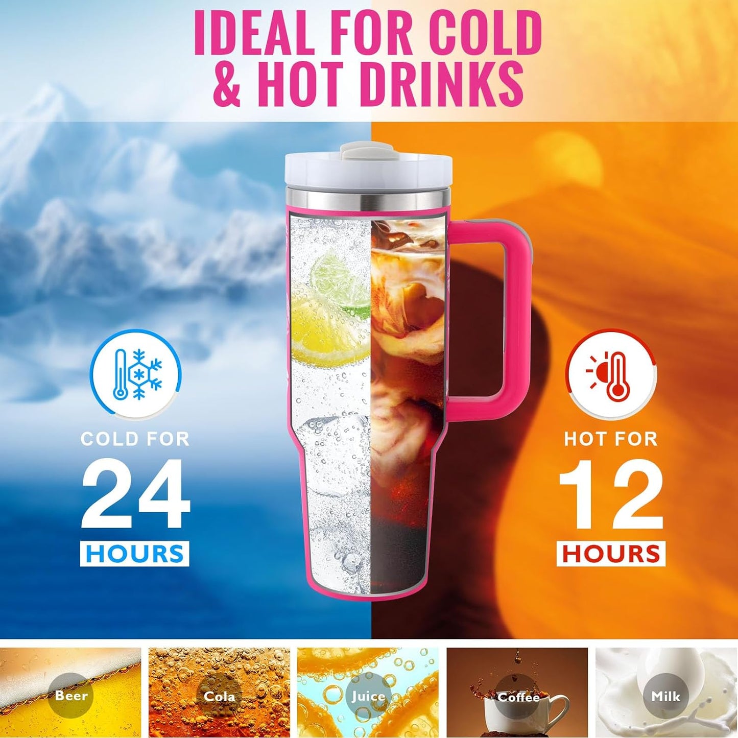 40oz Insulated Stainless Steel Tumbler